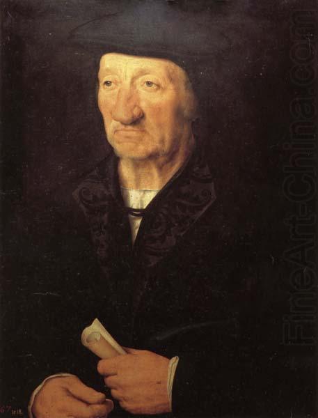 Hans holbein the younger Portrait of an Old Man china oil painting image